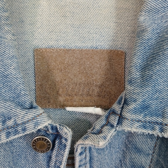 Vintage Men's Denim Blue Jean Jacket Size Large (Faded Tag) Made in USA - Picture 3 of 12